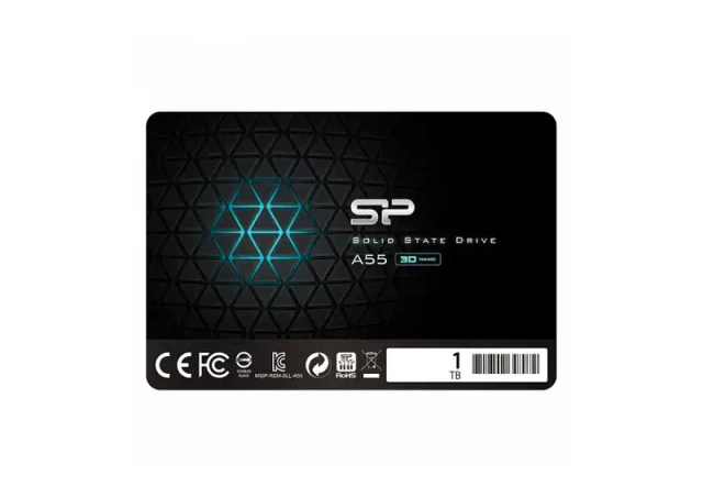 SSD SILICON POWER A55 1TB/2.5"/SATA 3/crna