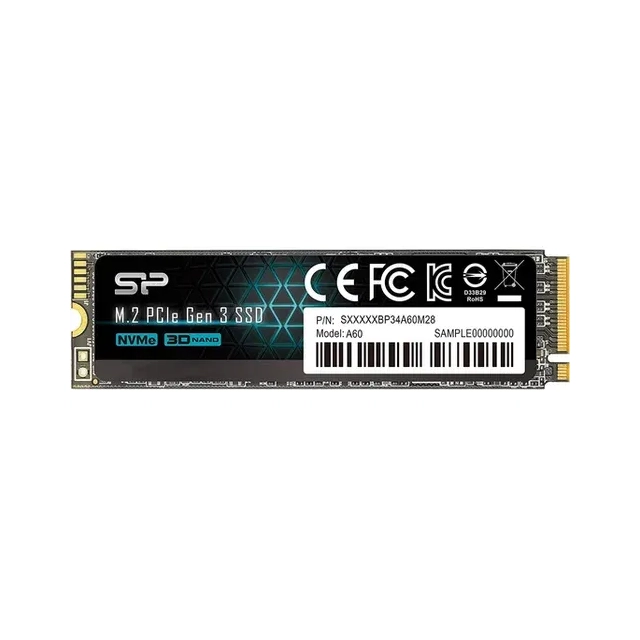 SSD M.2 NVME Silicon Power 512GB A60 Gen.3x4 SP512GBP34A60M28