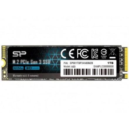 SSD SiliconPower A60 256GB M.2 NVMe SP256GBP34A60M28