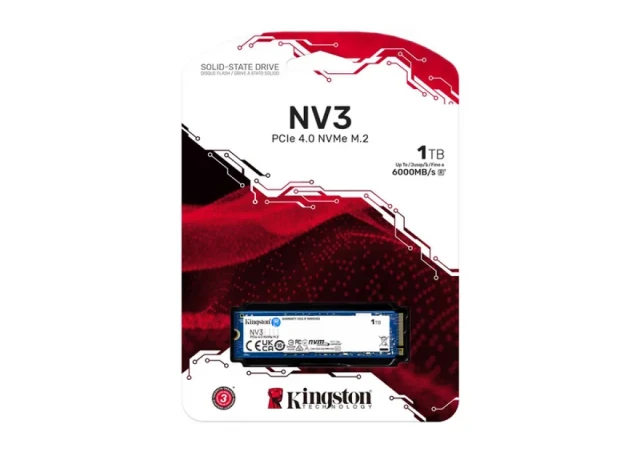 KINGSTON SSD 1TB KIN NV3 PCIe M.2 2280 NVMe SNV3S/1000G