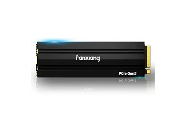 Lexar 1TB High Speed PCIe Gen5 x4 M.2 NVMe up to 12,000 MB/s read and 11,000 MB/s write, RGB FAN heatsink