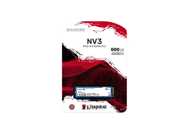 SSD Kingston 500GB M.2 NVMe PCIe 4.0 SNV3S/500G NV3 Series