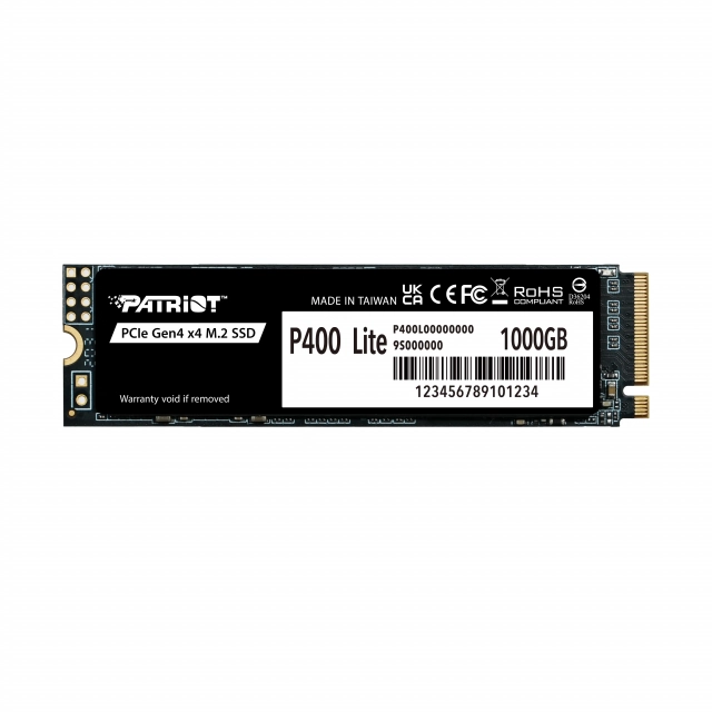 SSD M.2 NVMe 1TB Patriot 3500MBS/2700MBS P400LP1KGM28H