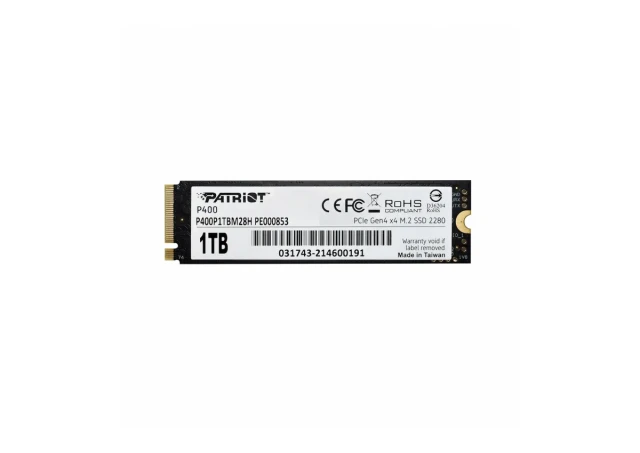 SSD M.2 NVMe 1TB Patriot P400 7000MBs/4800MBs P400P1TBM28H