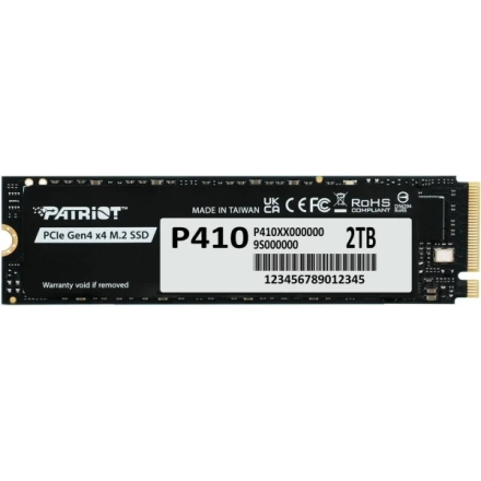 SSD M.2 NVMe 2TB Patriot P410 5000MBS/4500MBS P410P2TBM28H