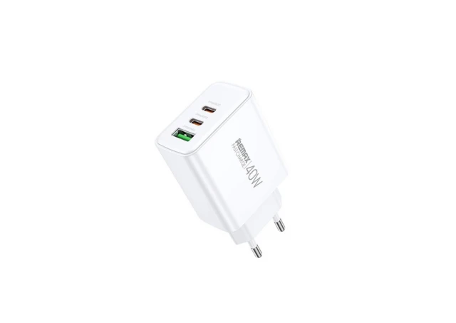 REMAX Strujni Fast punjac Kiddy 1xUSB 3.0 + 2xTIP C 20W RP-U123, beli 