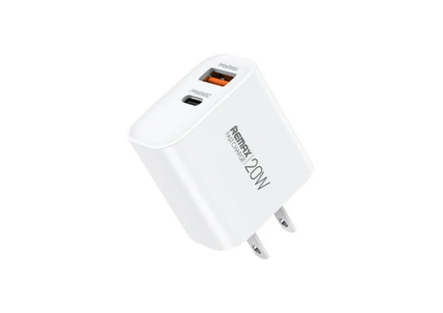 REMAX Strujni Fast punjac Kiddy 1xUSB3.0+1 xTIP C 20W RP-U120, beli