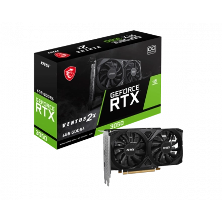 SVGA MSI RTX 3050 Ventus 2X E 6G OC DDR6