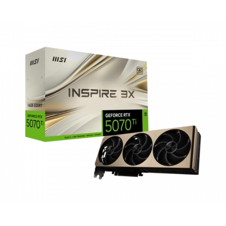SVGA MSI RTX 5070Ti Inspire 3X OC 16GB GDDR7