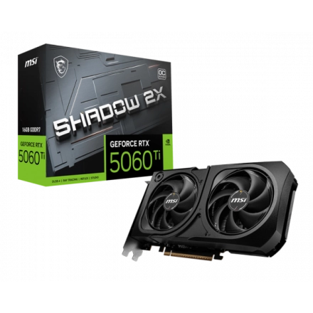 SVGA MSI RTX5060Ti Shadow 2X OC PLUS 16GB GDDR7, V535-003R