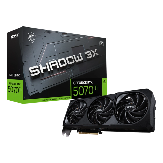 SVGA MSI RTX5070Ti Shadow 3X OC 16GB GDDR7, V531-085R