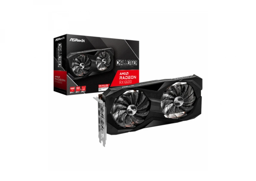 SVGA PCIE ASROCK AMD Radeon RX 6600 Challenger D 8G