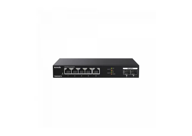 Svič 2.5Gbps 5-port Tenda TEM2007X Metal case/2x10G SFP+
