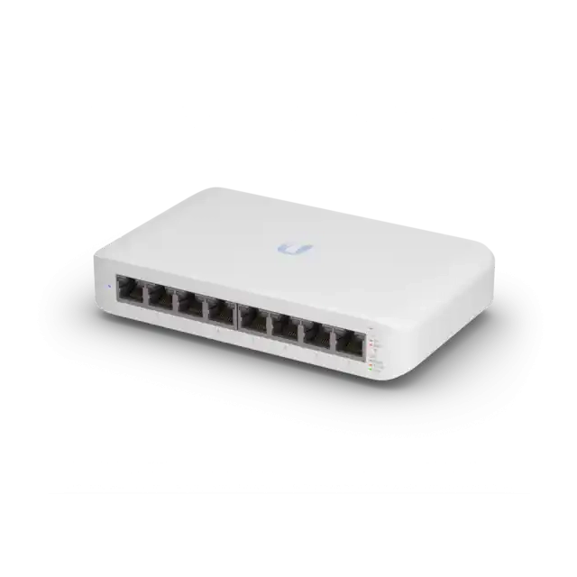 Svič 8-port Ubiquiti Lite 4 GbE PoE+ 4 GbE port