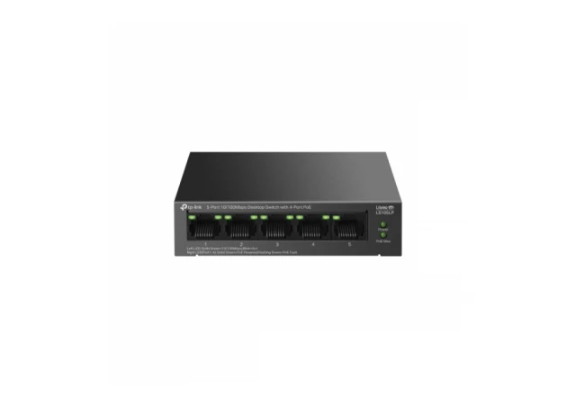 Switch TP-LINK LS105LP 5port 10/100/1000Mbps/4-PoE metalno kućište