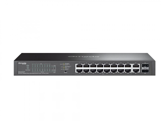 Switch TP-LINK Omada 20-Port Gigabit Easy Managed Switch with 16-Port PoE+