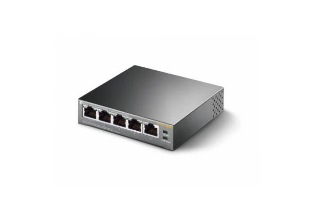Switch TP-LINK TL-SG1005P Gigabit/5x RJ45/10/100/1000Mbps/4x PoE+/56W PoE/metalno kuciste