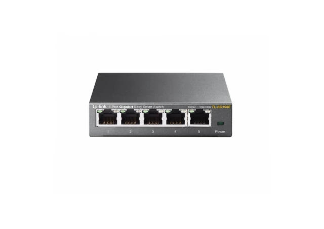Switch TP-LINK TL-SG105E Gigabit/5x RJ45/10/100/1000Mbps/eSmart/Desktop metalno kuciste