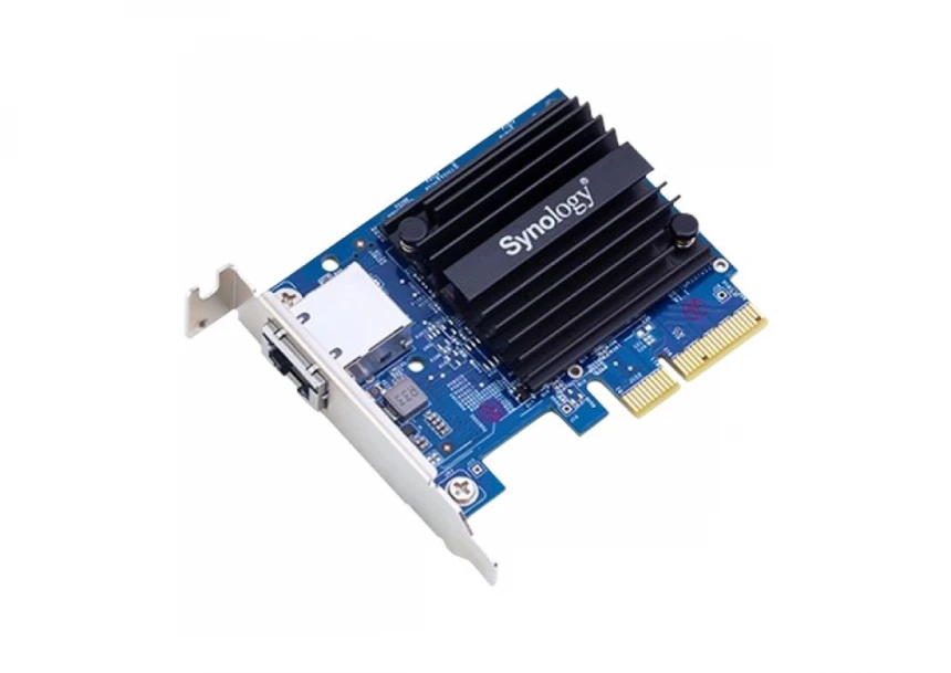 Synology E10G18-T1 Single-port, high-speed 10GBASE-T/NBASE-T add-in card for Synology servers, PCIe 3.0 x4, Low Profile and Full Height Bracket, 5 years warranty