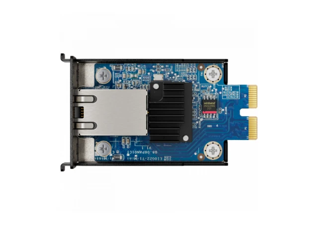 Synology E10G22-T1-MINI 10GbE RJ-45 network upgrade module for compact Synology servers, 10/5/2.5/1 Gbps Multi-Gig support, PCIe 3.0 x2, for models DS923+, DS723+, RS422+, DS1522+