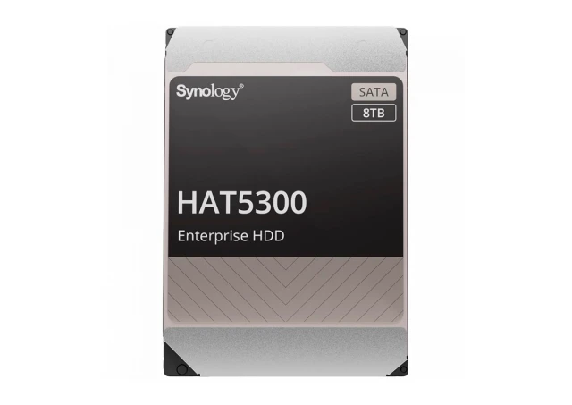 Synology HAT5300-8T 8TB 3.5" HDD SATA 6Gb/s, 512e; 7200rpm, Buffer size : 256MiB, MTTF 2M hours, warranty 5 years