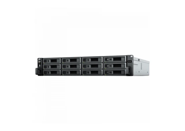 Synology RackStation RS2423RP+, Rack 2U, 12-bay 3.5''/2.5" SATA HDD/SSD, AMD Ryzen V1780B 4-core 3.35(baHz,8 GB DDR4 ECC UDIMM,2 x RJ-45 1 GbE LAN,1 x RJ-45 10 GbE LAN,2xUSB 3.2, eSATA
