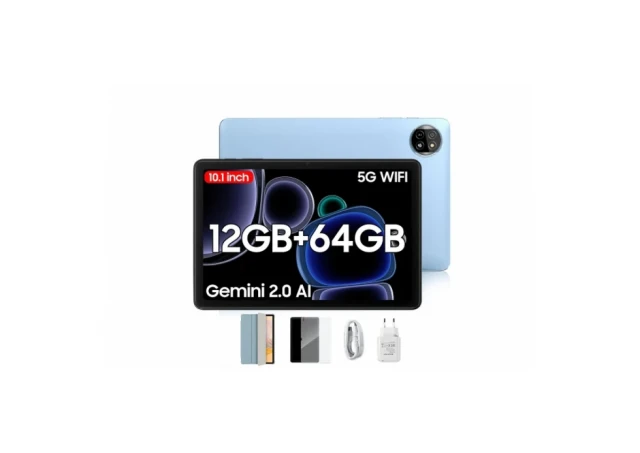Tablet 10.1 Blackview Tab 20 Wifi 800x1280 HD+ IPS/4GB/64GB/5MP-8MP/Android 15/blue
