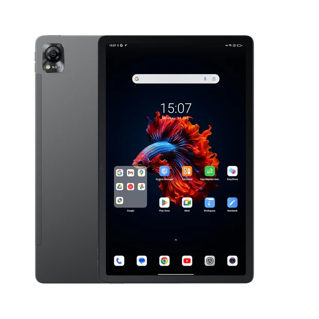 Tablet 11.5 Blackview MEGA 1 LTE 1200x2000 FHD+ 120Hz/8GB/256GB/13MP-50MP/FPR/Android 13/Gray
