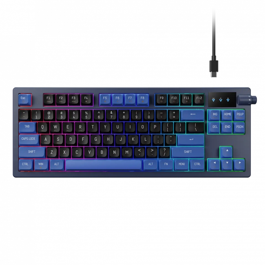Tastatura Gamdias Hermes E7 mehanička/65%/type-c/ARGB