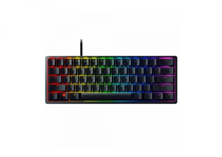 Tastatura RAZER Huntsman Mini 60% Opto-Gaming (Clicky Purple Switch) - RZ03-03390100-R3M1