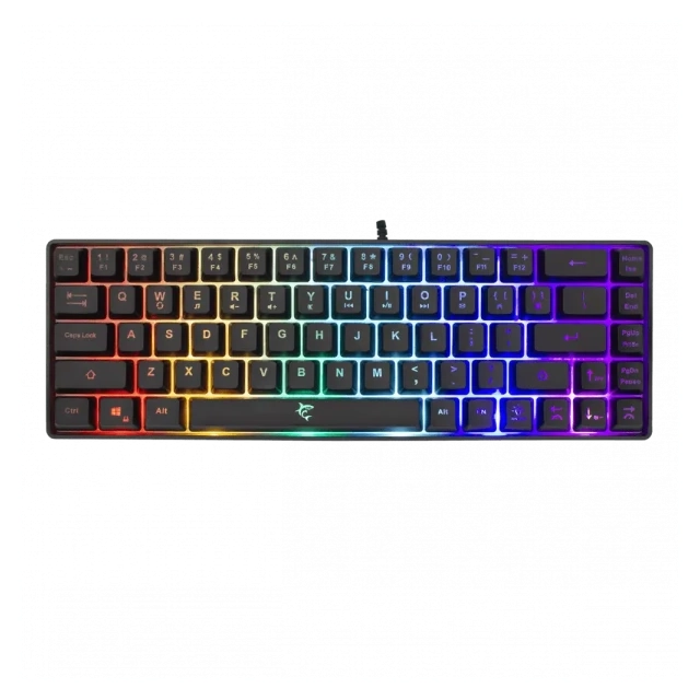 Tastatura White Shark RONIN TKL/Membranska/RGB/Crna/US