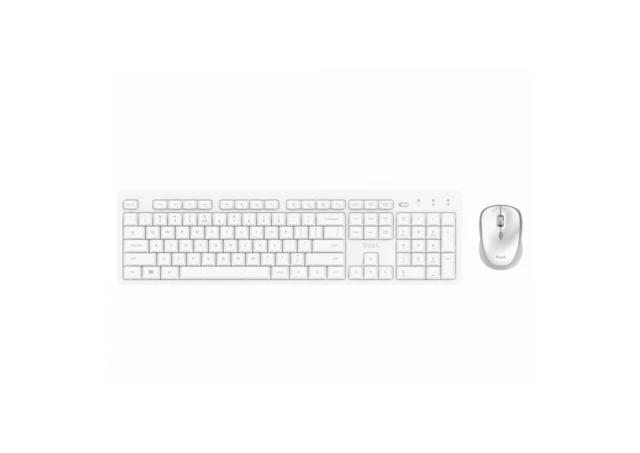Tastatura+miš TRUST ODY II bežicna /US/bela