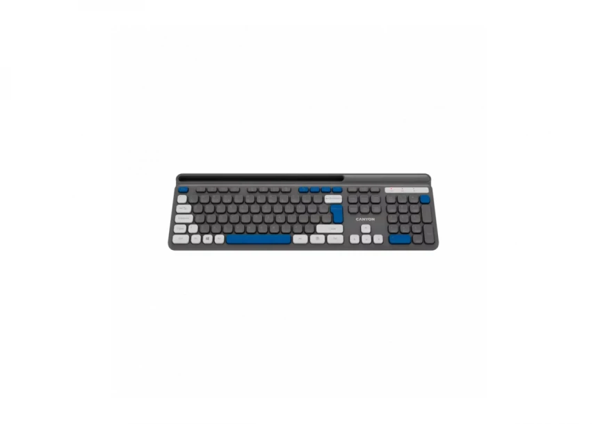 CANYON keyboard HKB-W03 EN/AD AAA Wireless Grey