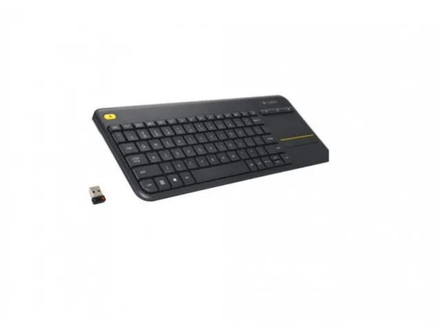 Tastatura USB Wireless Logitech K400 Plus Touch US Black