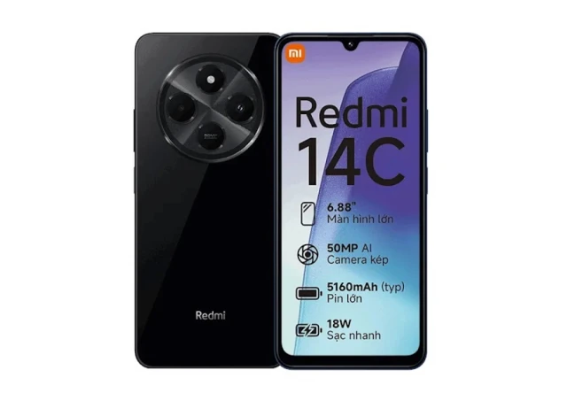 Telefon Smartphone Xiaomi Redmi 14C EU 4/128GB Midnight Black