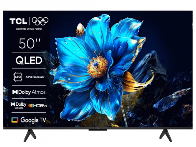 Televizor TCL 50P7K/QLED/50"/4K/60Hz/Google TV/crna