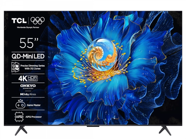 Televizor TCL 55C6KS/MiniLED/55"/4K/60Hz/Google TV/crna
