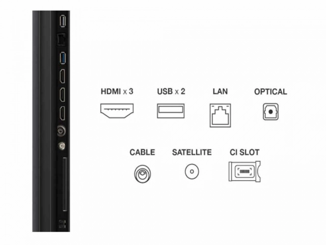 Televizor TCL 65C6KS/MiniLED/65"/4K/60Hz/Google TV/crna