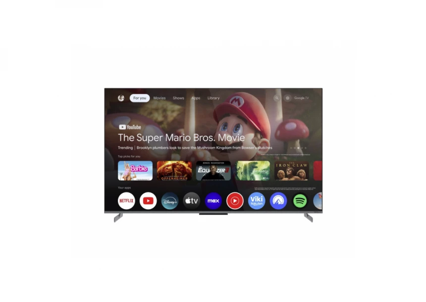 Televizor TESLA G55S949GUS/QLED/55"/UHD/Smart/Google TV/siva