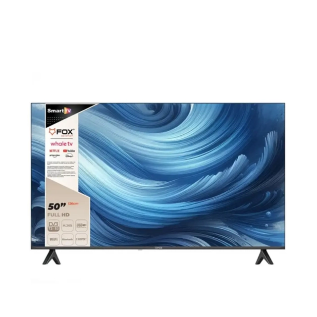 Televizor Fox 50WHA470E Smart, LED, Full HD, 50"(127cm), 	DVB-T/T2/C/S/S2