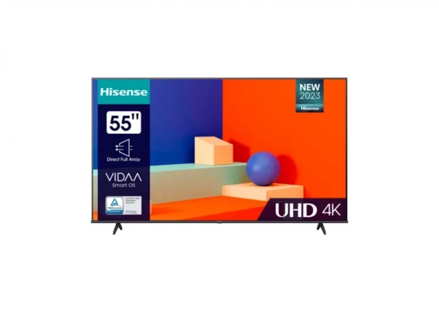 Televizor Hisense H55A6Q Smart, LED, 4K UHD, 55"(140cm), DVB-T/T2/C/S/S2