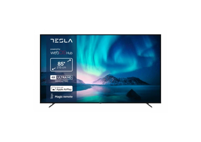 Televizor TESLA 85E645BUW/LED/85"/3840x2160/webOS/crna