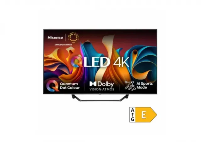 Televizor Hisense H55A7NQ Smart, QLED, 4K UHD, 55" (139.7 cm), DVB-T/T2/C/S/S2