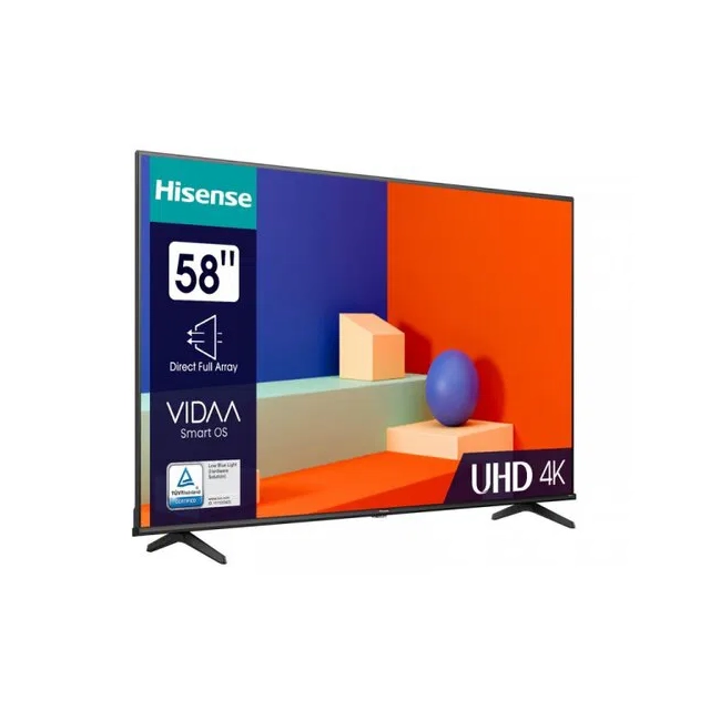 Televizor Hisense H58A6Q Smart, LED, 4K UHD, 58"(147cm), DVB-T2/T/C/S2/S