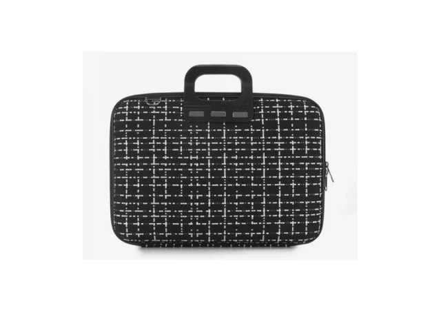 Torba BOMBATA Tweed 15,6" /Crna