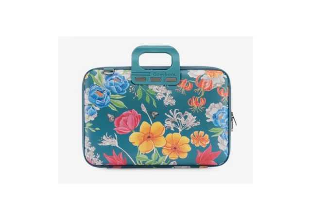 Torba BOMBATA Peonia  15,6"/16" - Limited Edition  Teal blue