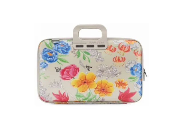 Torba BOMBATA Peonia  15,6"/16" - Limited Edition Grey/Silver