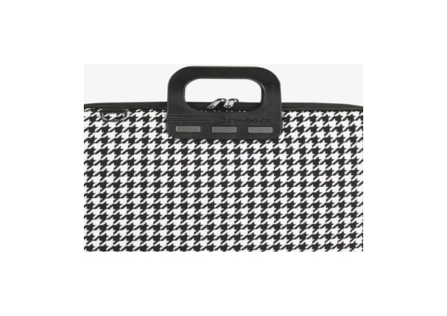 Torba BOMBATA Pied de Poule 15,6" /Crna