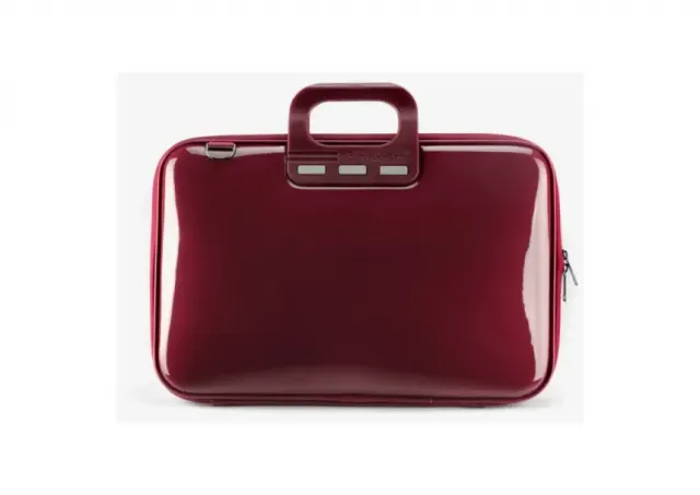Torba BOMBATA Vernice 15,6/16 Borgogna Red