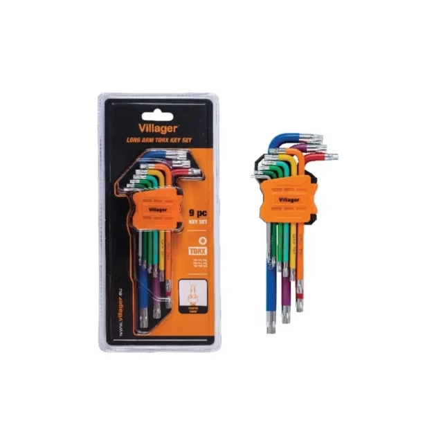 Torx set dugih ključeva 9 komu boji